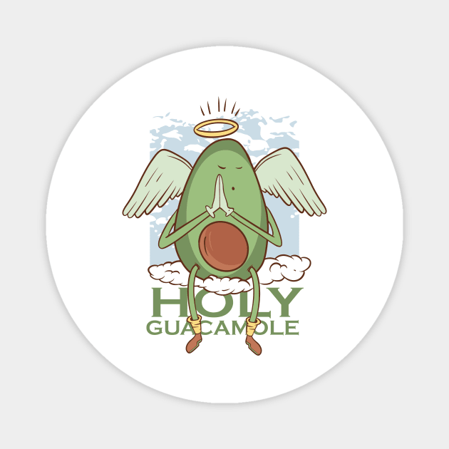 Holy Guacamole Magnet by Cosmo Gazoo